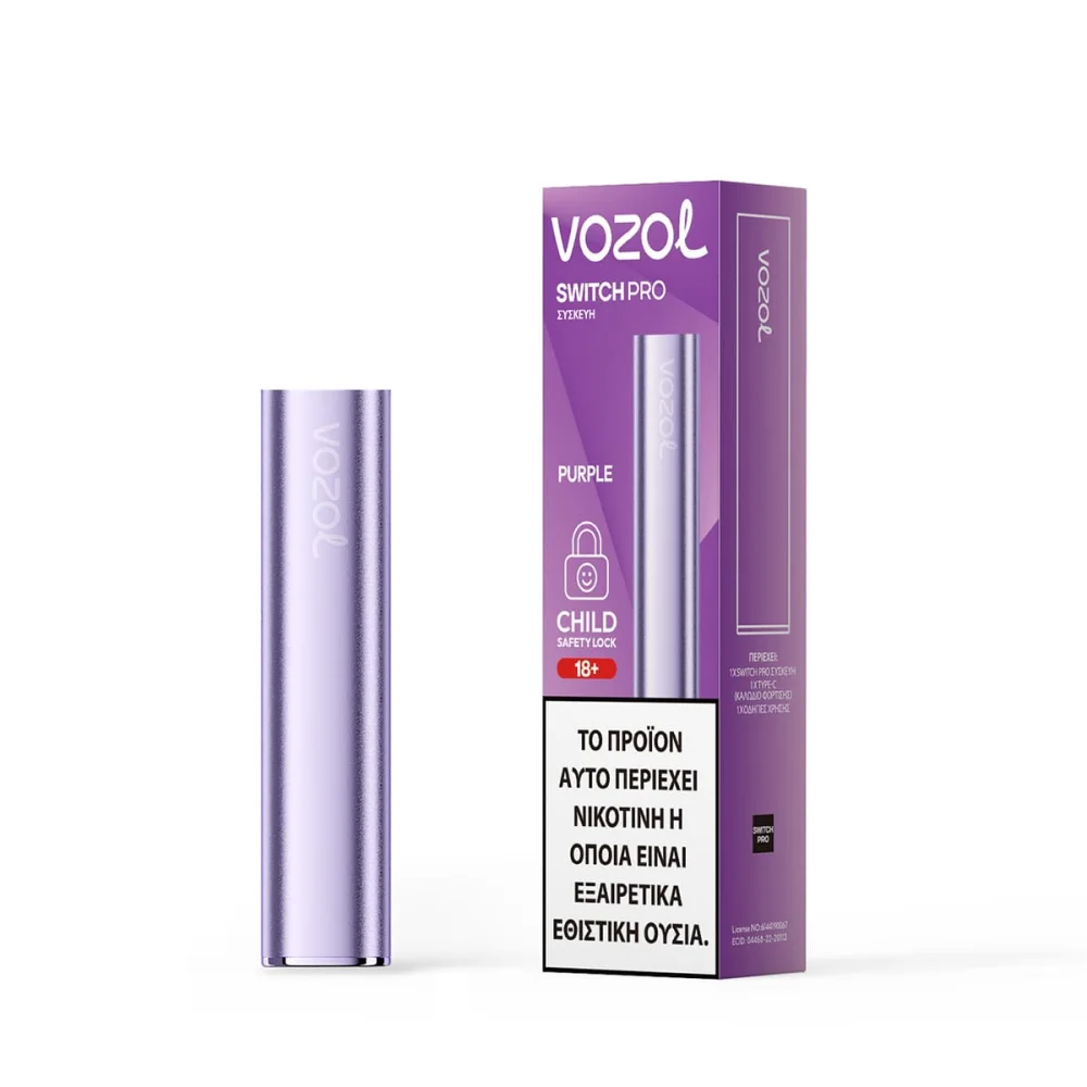 Vozol Switch Pro Συσκευή Μωβ Vozol Switch Pro Συσκευή Μωβ
